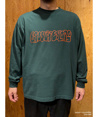 Graffiti Logo Long Sleeve Tee(MENS)