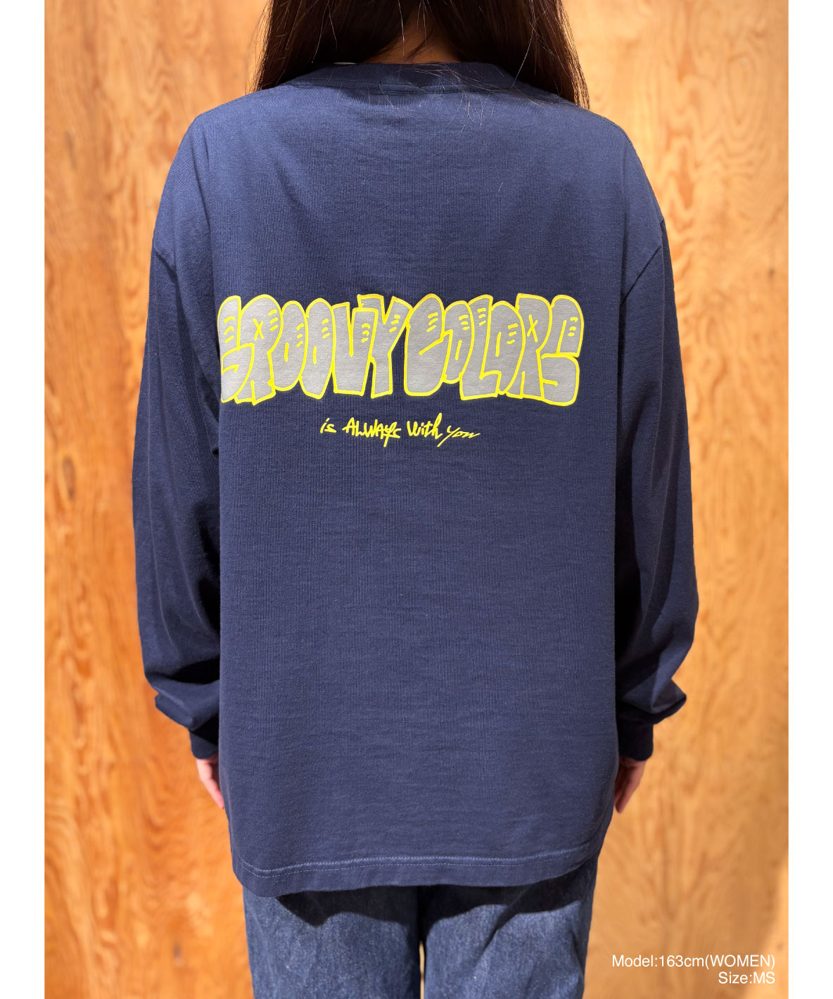 Graffiti Logo Long Sleeve Tee(MENS)