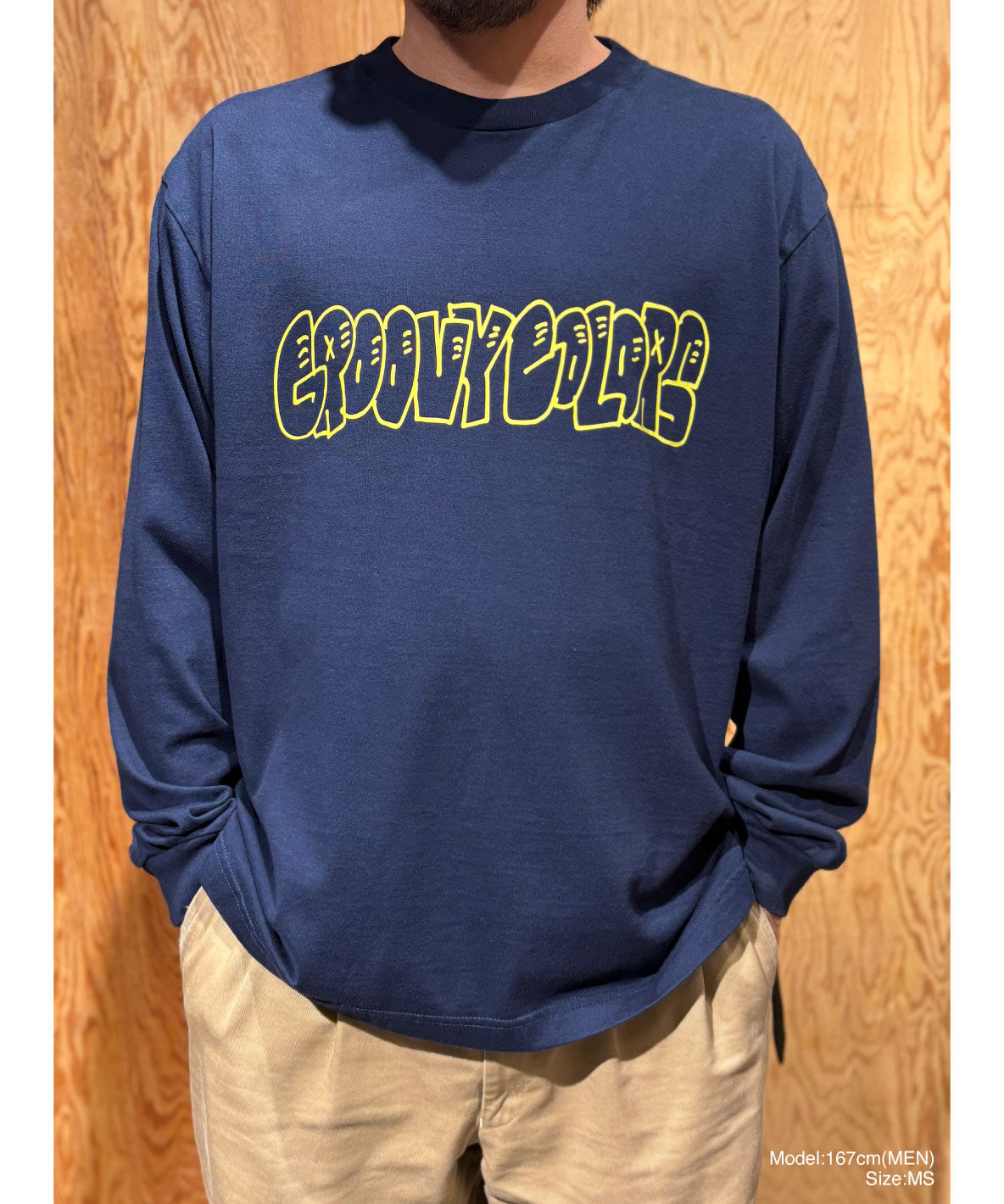 Graffiti Logo Long Sleeve Tee(MENS)