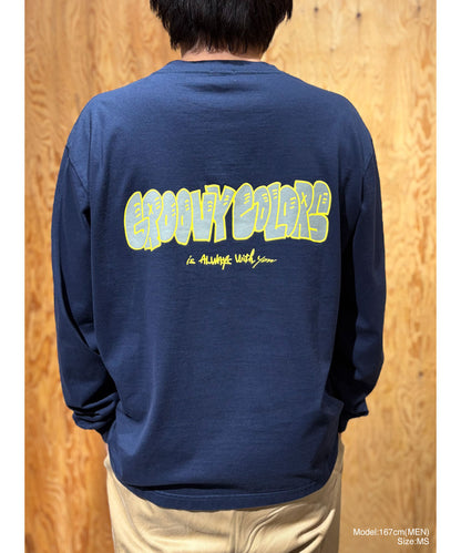 Graffiti Logo Long Sleeve Tee(MENS)