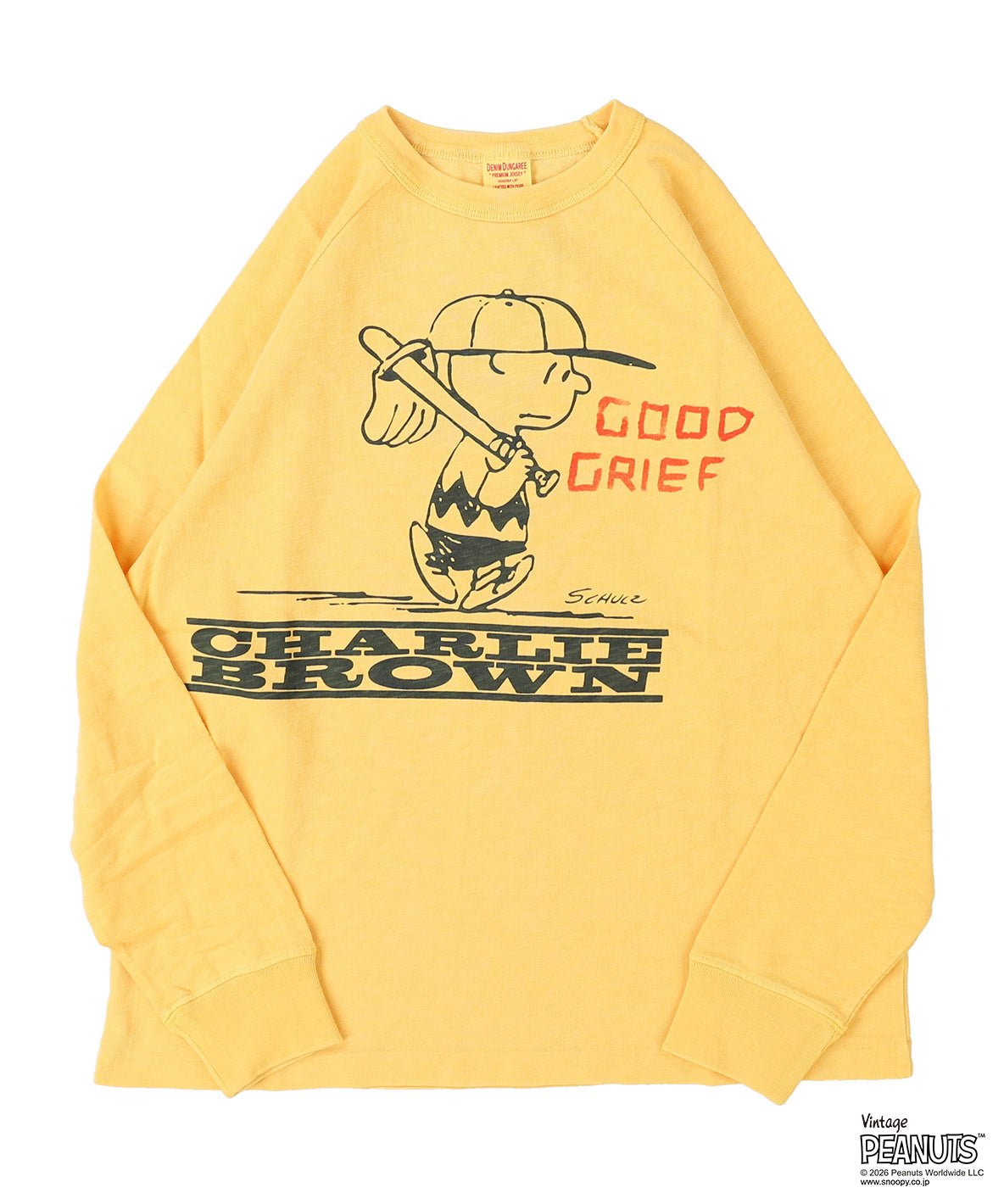 SNOOPY GOOD GRIEF L/S Tee(LADIES)
