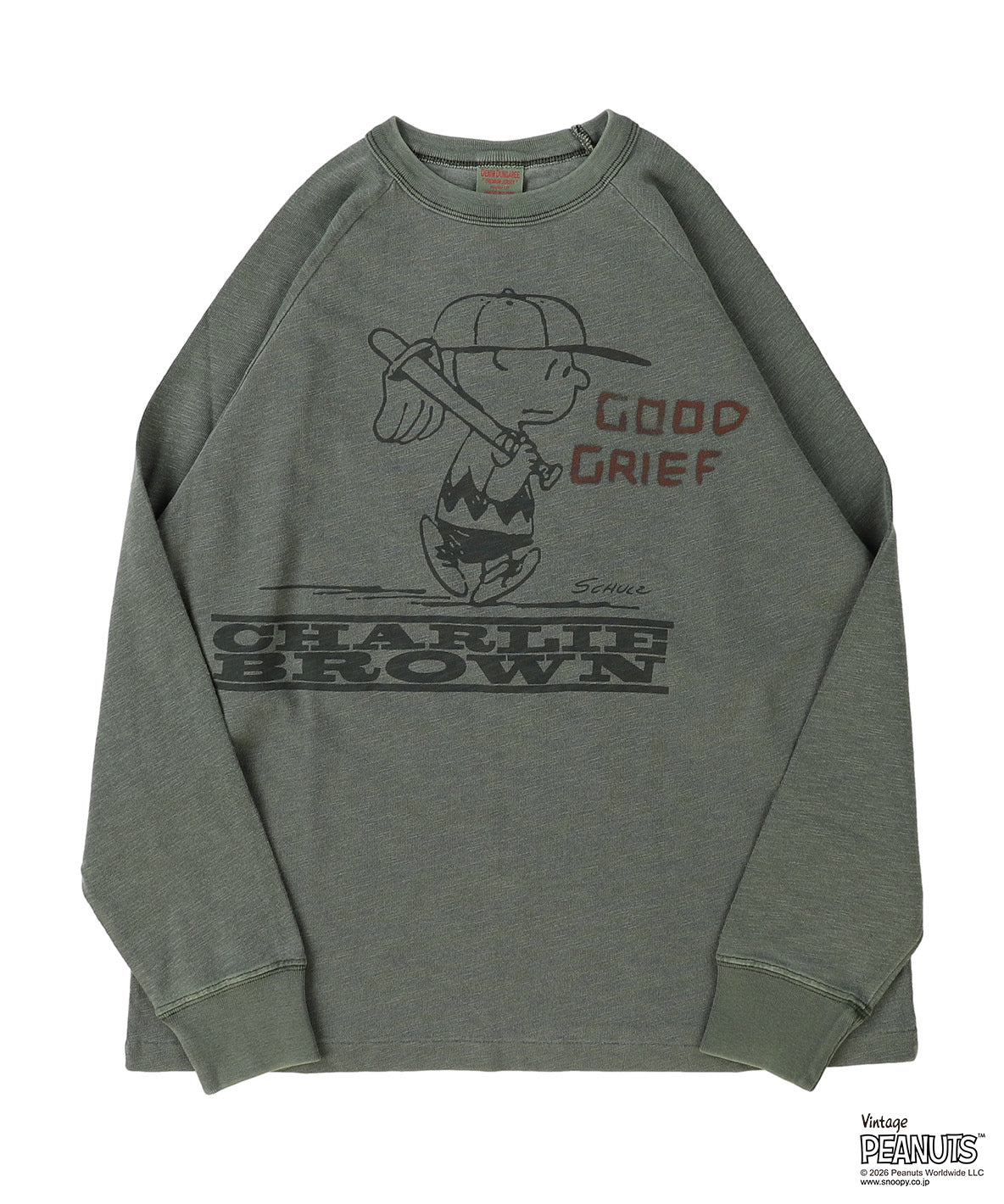 SNOOPY GOOD GRIEF L/S Tee(LADIES)