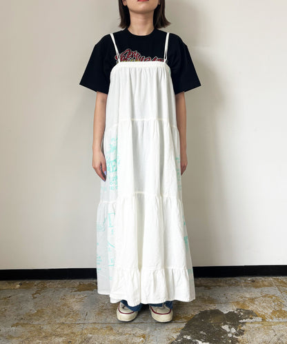 Sheeting Food Sack Remade Suspender Dress