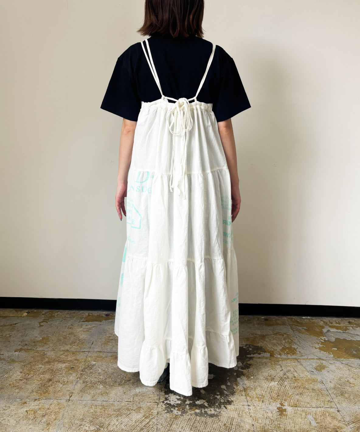 Sheeting Food Sack Remade Suspender Dress