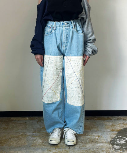 Denim Remake Pants