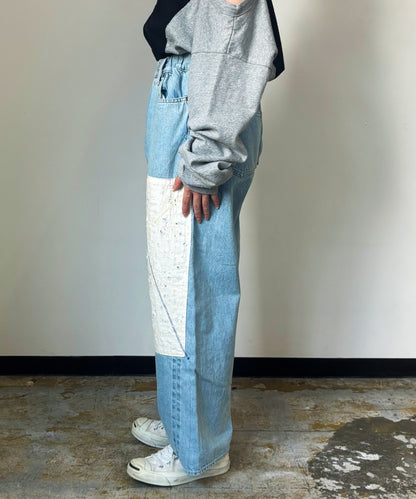 Denim Remake Pants