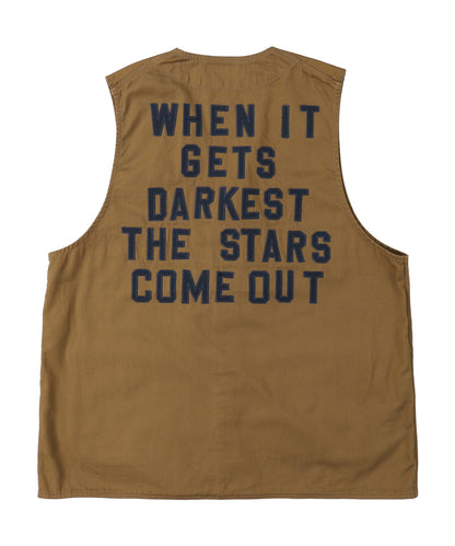 Twill Star Vest(MENS)