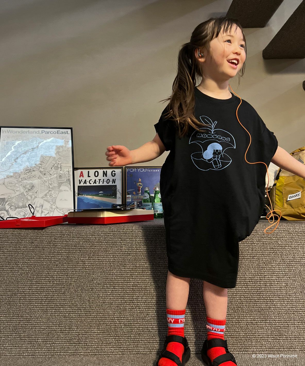 MAMUANG Tent-shaped Sleeve Dress