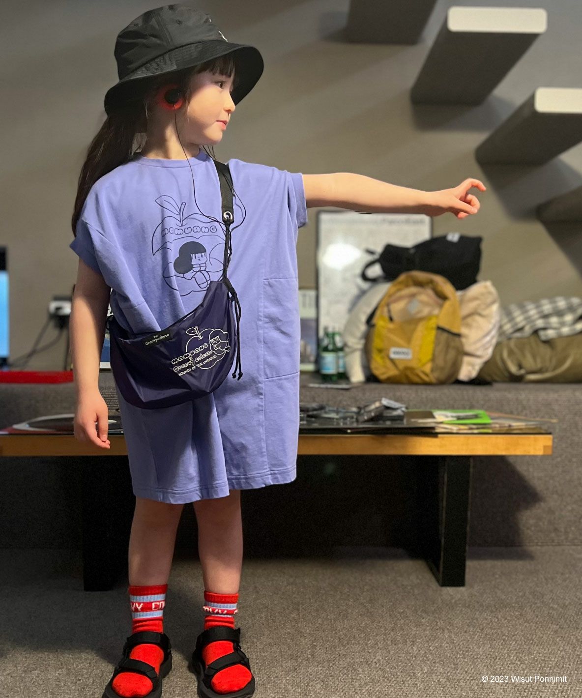 MAMUANG Tent-shaped Sleeve Dress