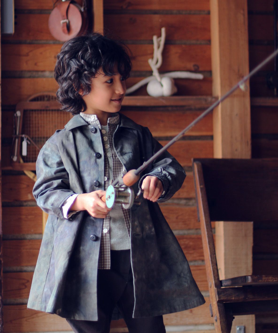 Cotton Weather Tyuusen A-line Coat