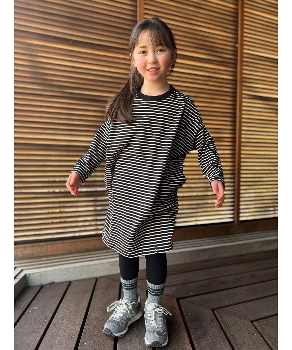 Striped FOCUS Tent-silhouette Dress