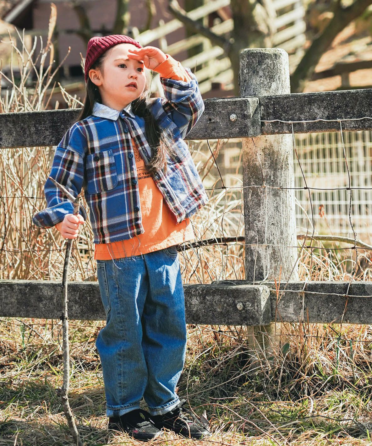 Heavy Flannel Checked MEET Shirt