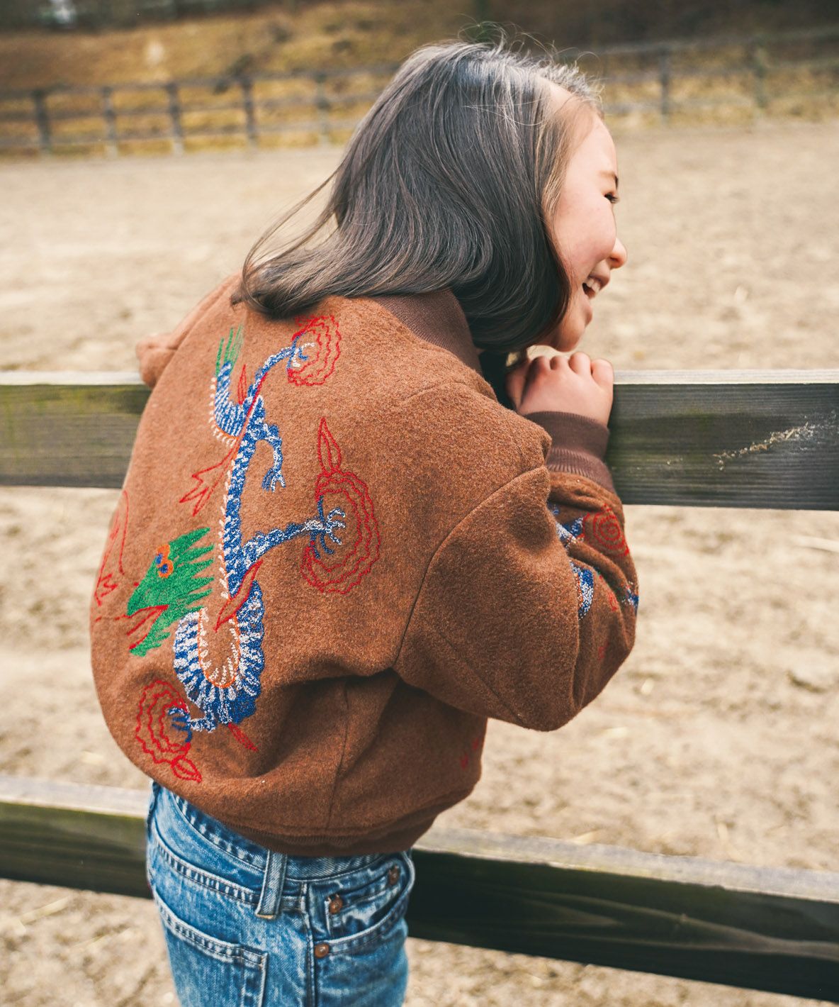 Embroidery Reversible Jacket