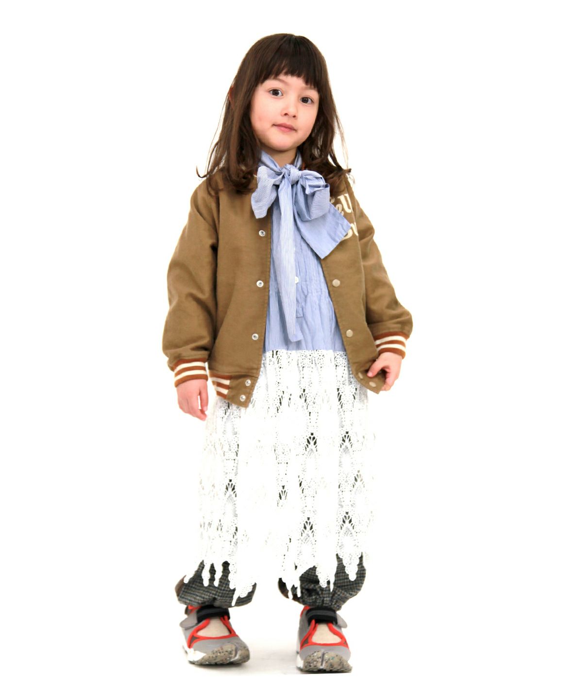 Striped Ribbon Tie Dress