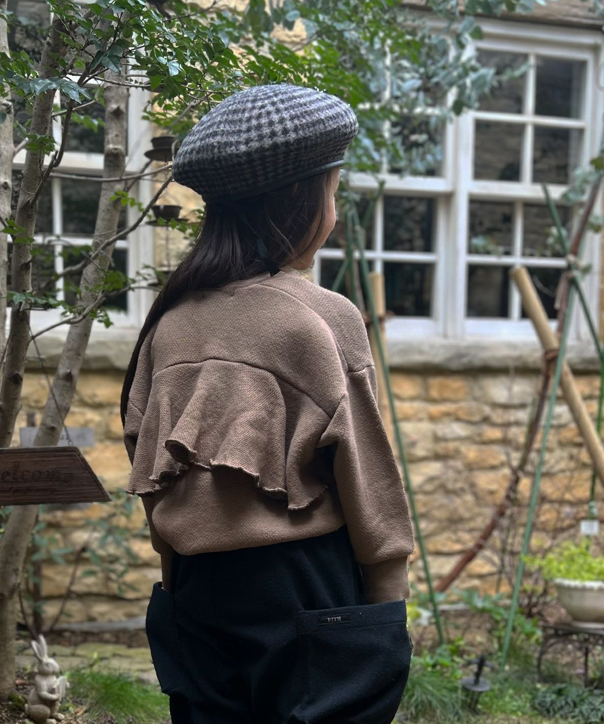 Low Gauge Fleece Frill Sweatshirt