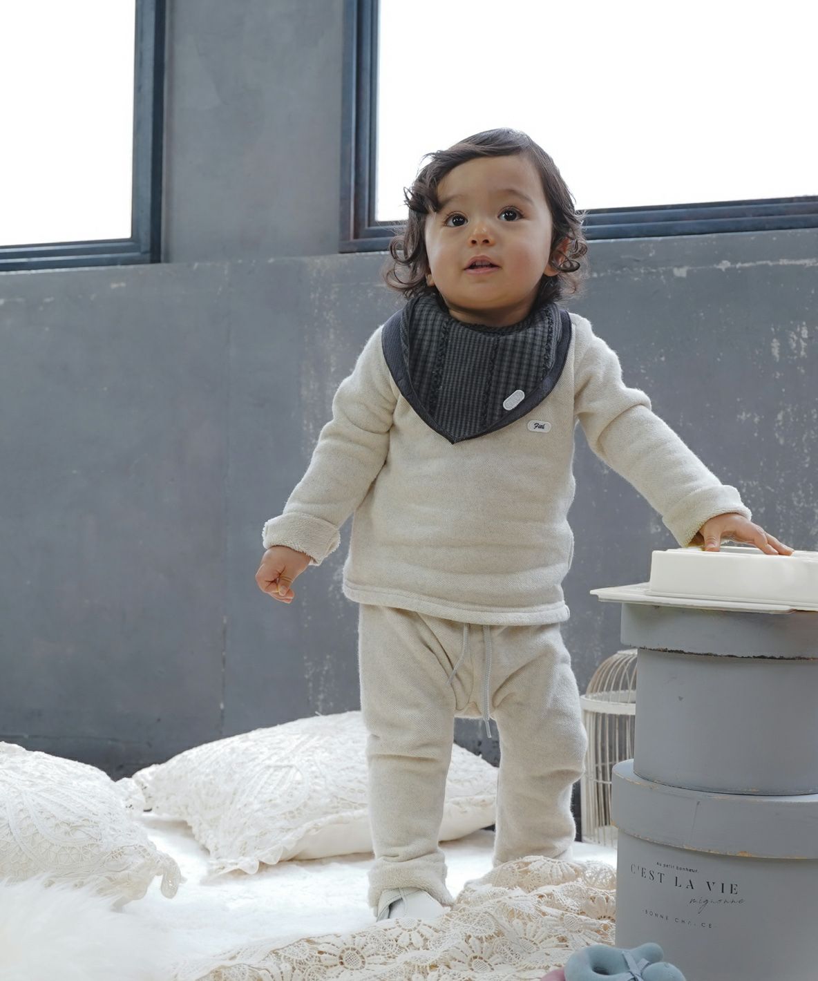 Baby Long-cut Looped Pile Tee