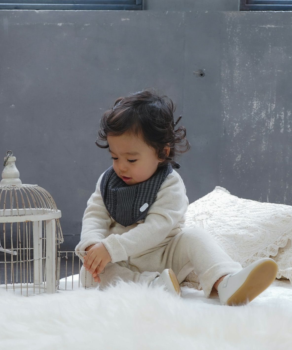 Baby Long-cut Looped Pile Tee