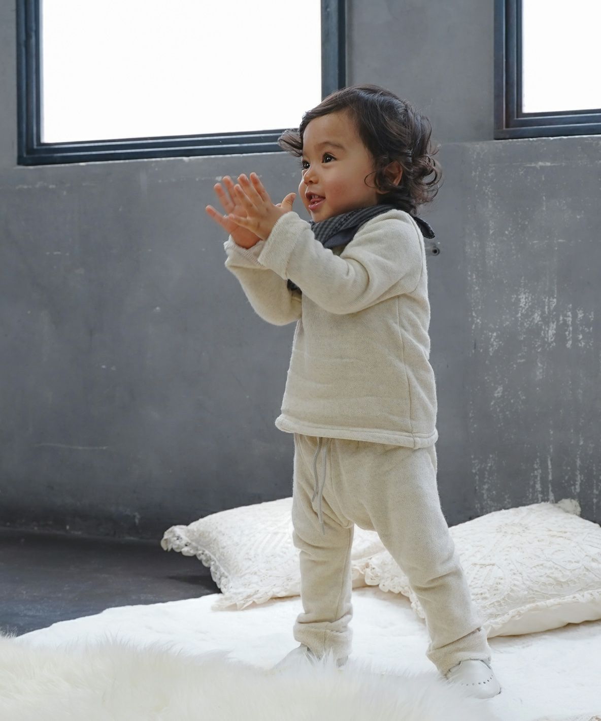 Baby Long-cut Looped Pile Tee