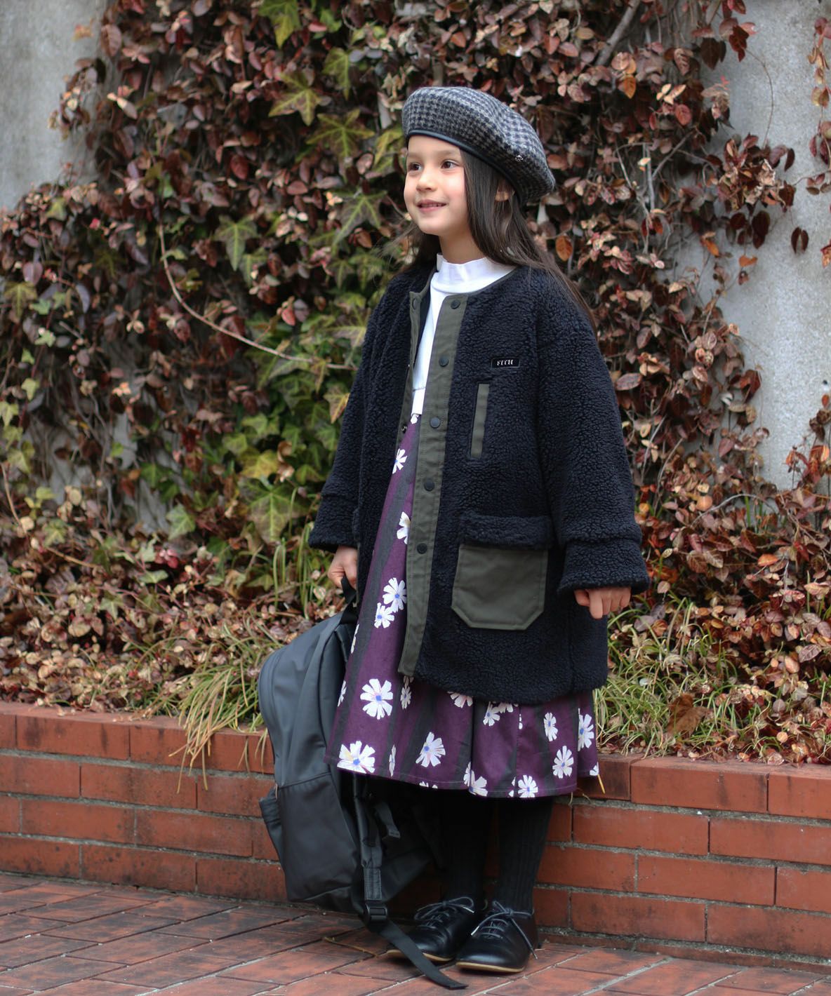 Heat Warm Sheep Boa Reversible Coat