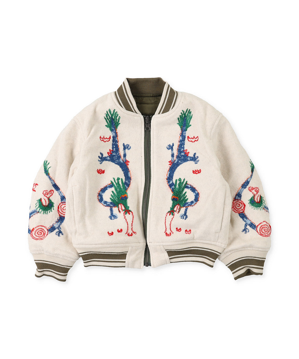 Embroidery Reversible Jacket – FITH ONLINE STORE