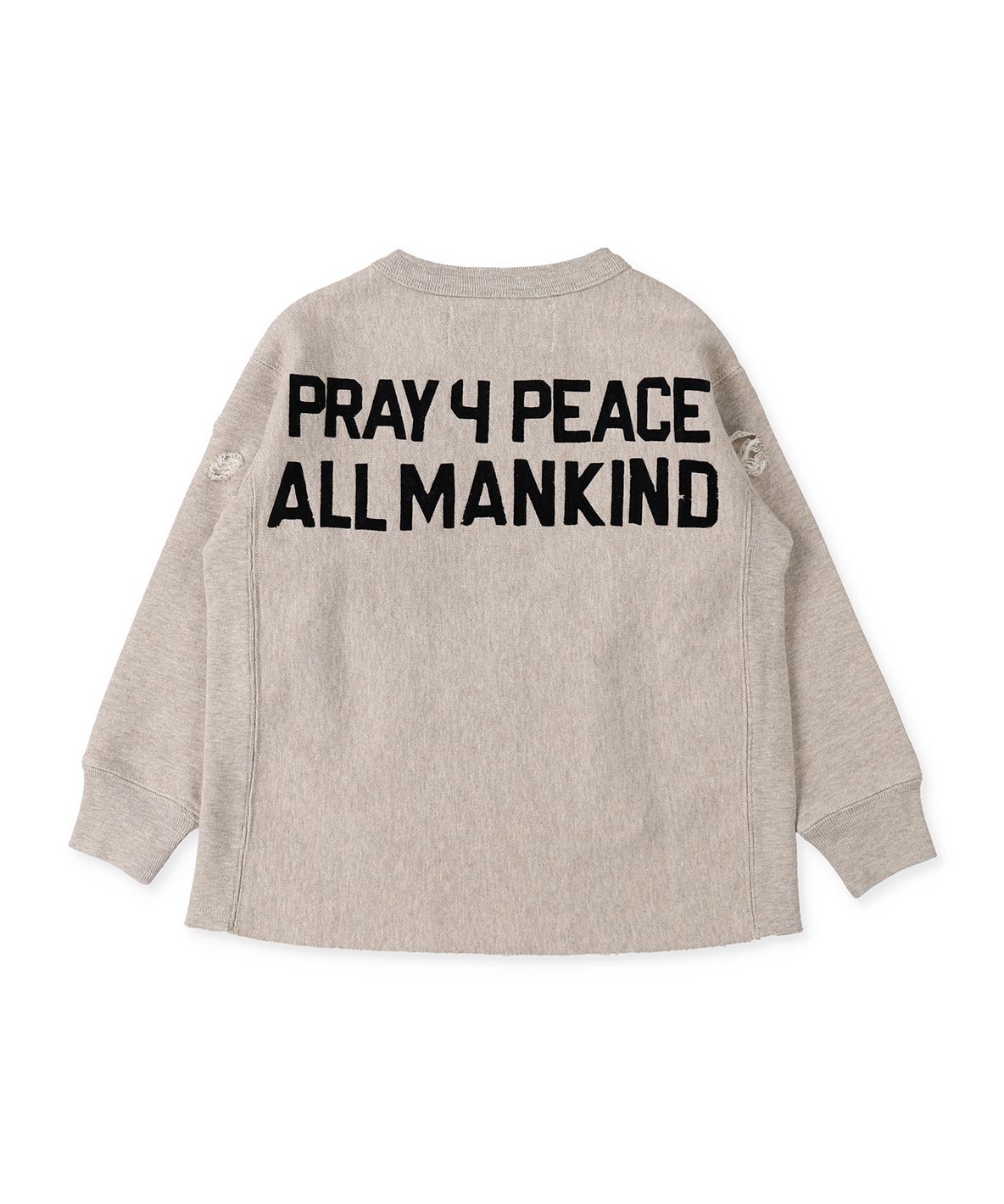 Brushed Fleece Damaged Sweatshirt – FITH ONLINE STORE