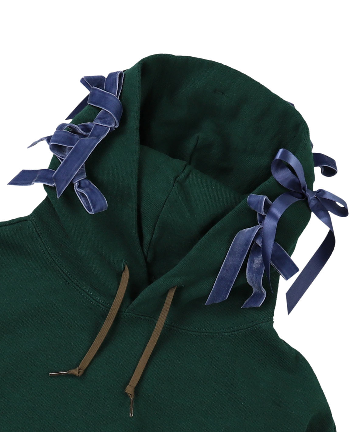 Brushed Fleece Ribbon Sweat Hoodie