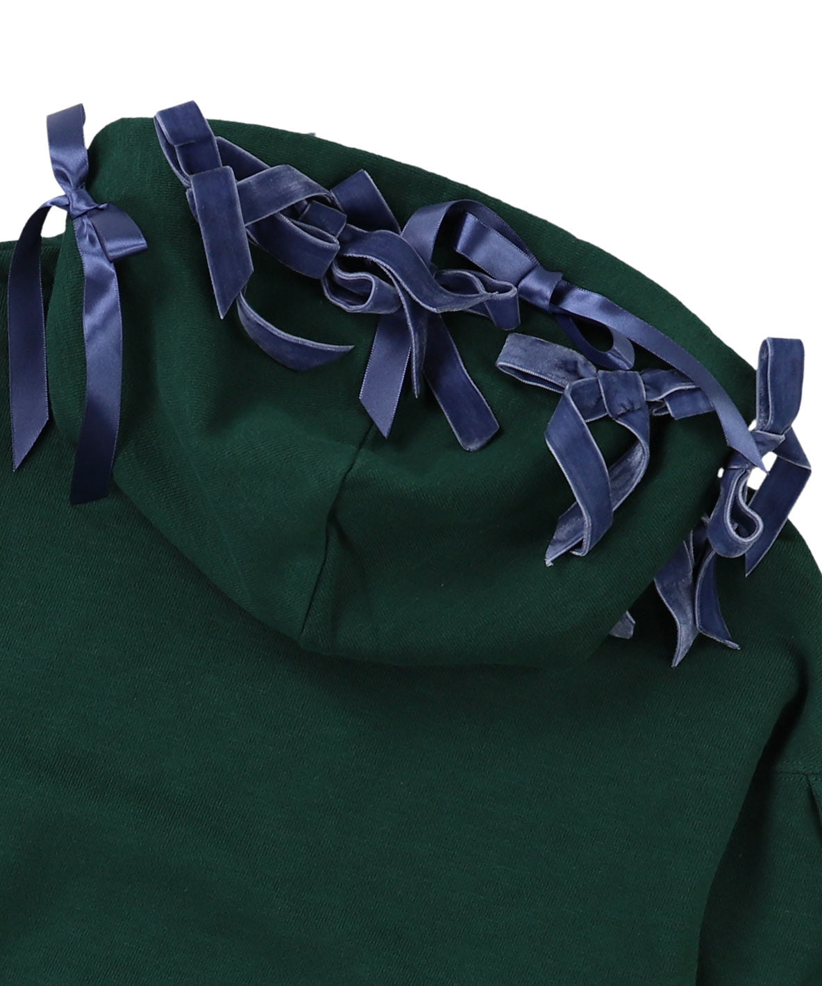 Brushed Fleece Ribbon Sweat Hoodie