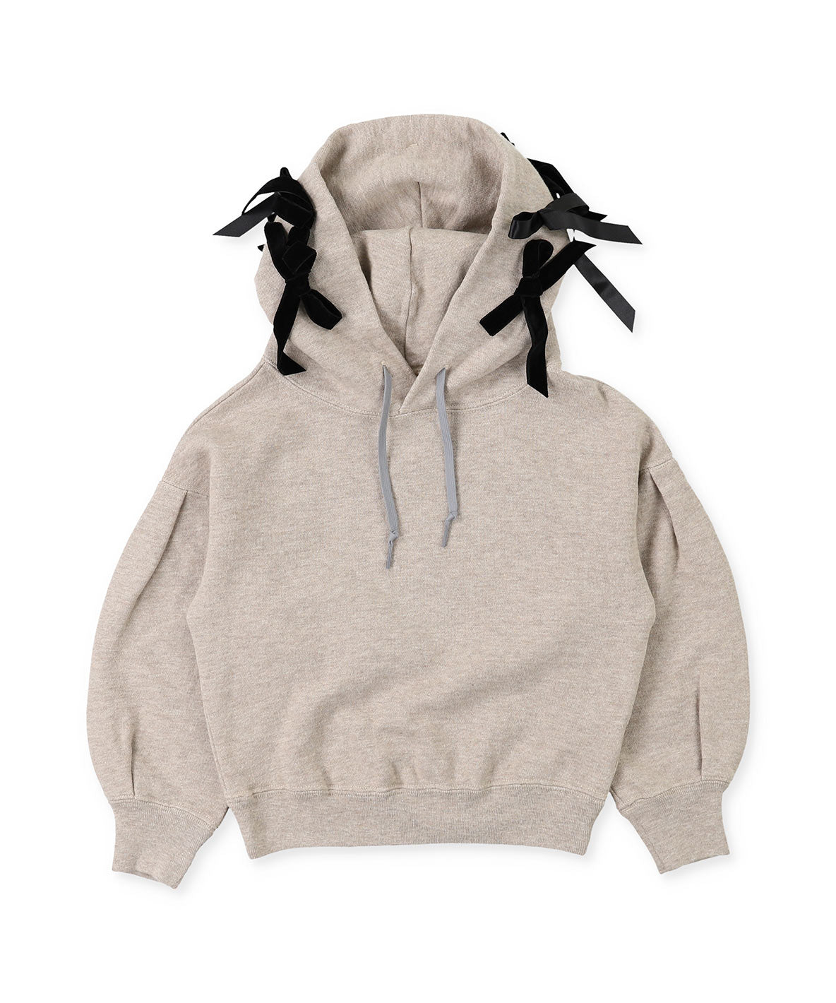 Brushed Fleece Ribbon Sweat Hoodie