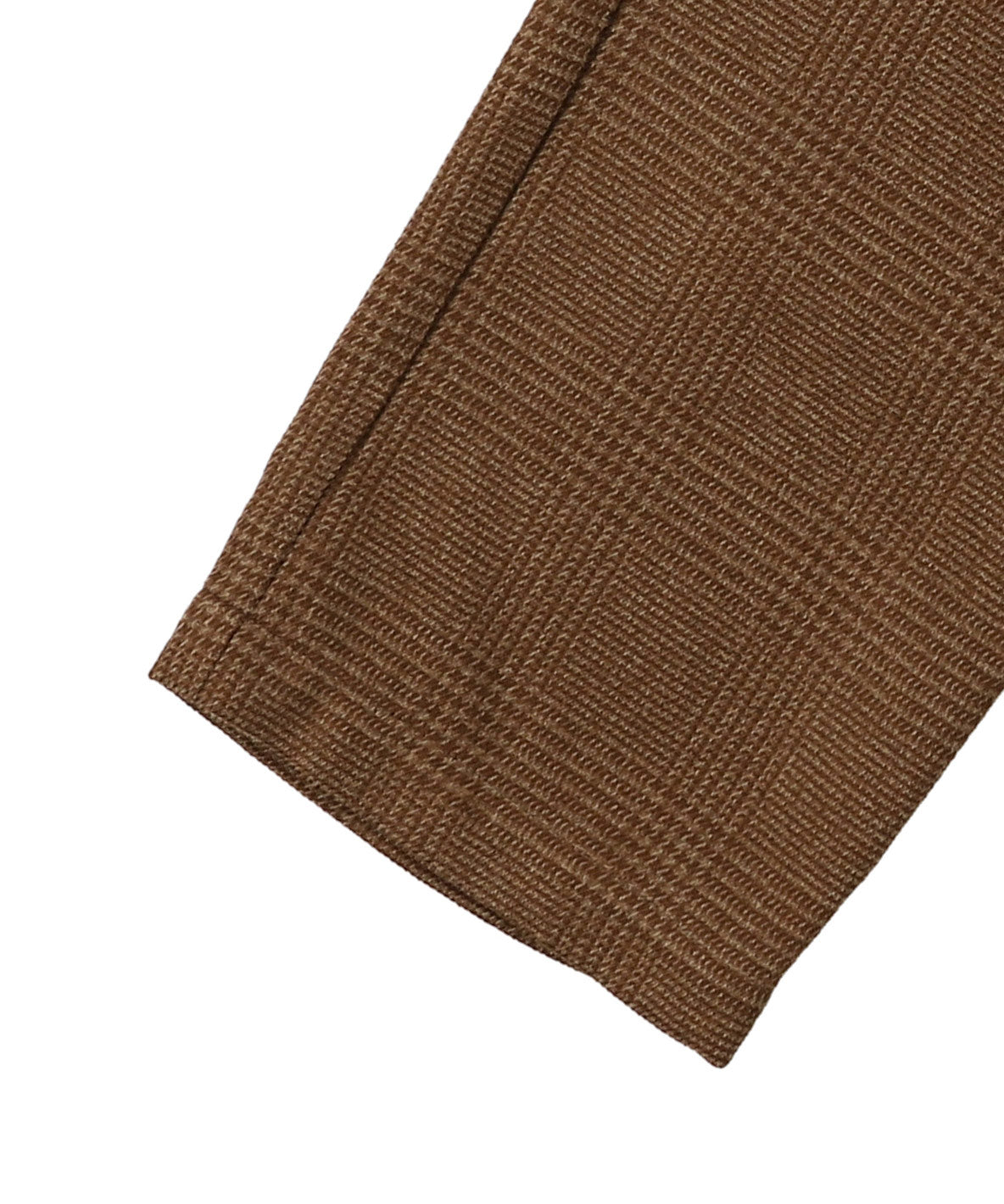 Tweed Glencheck  Suspenders Pants