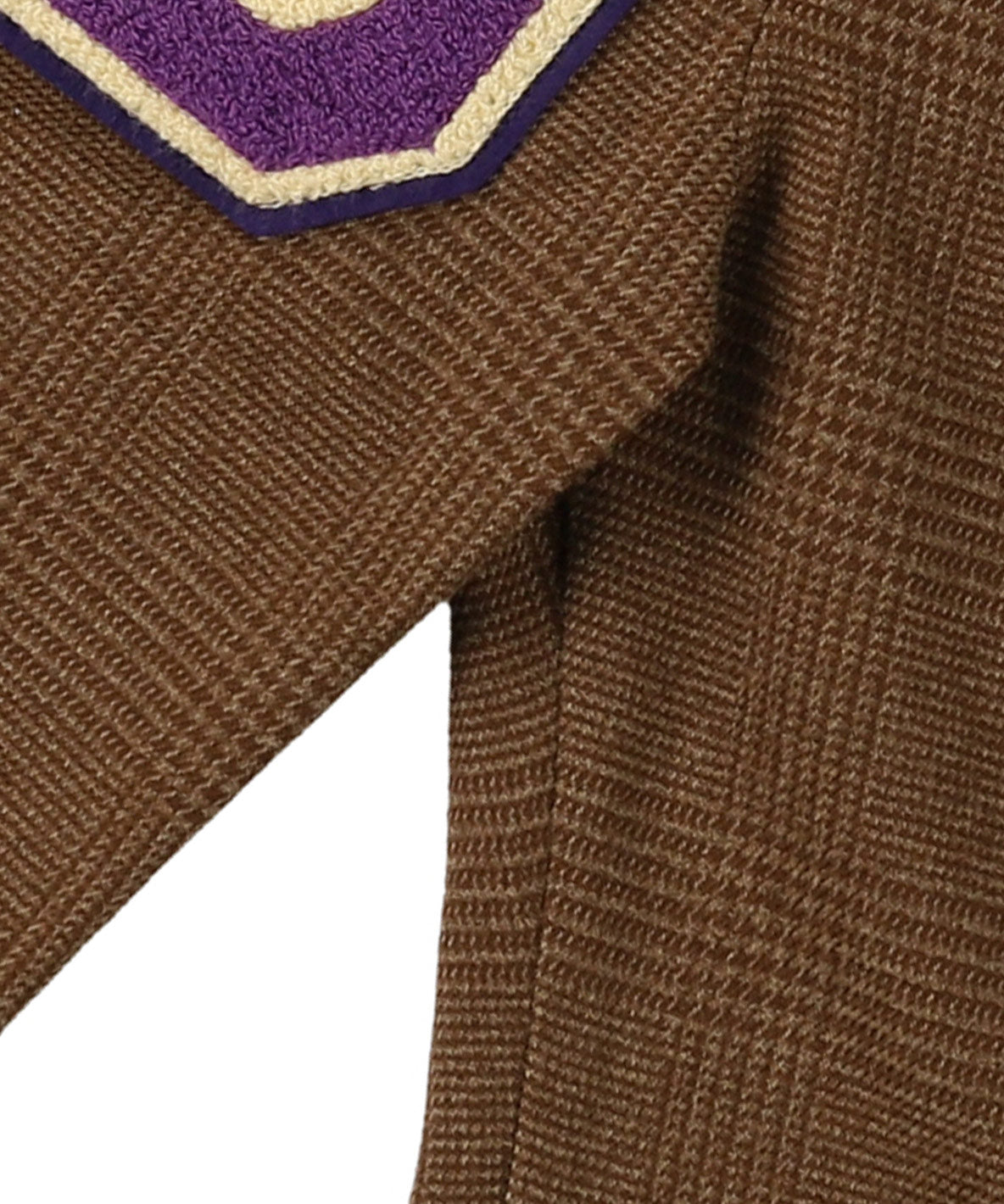 Tweed Glencheck  Suspenders Pants