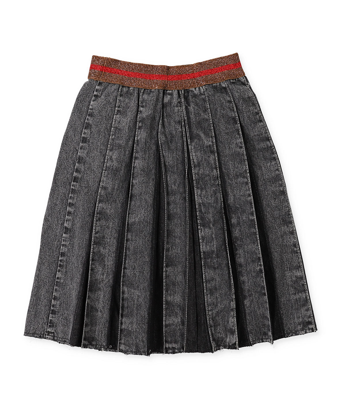 Black Denim Pleats Skirt – FITH ONLINE STORE