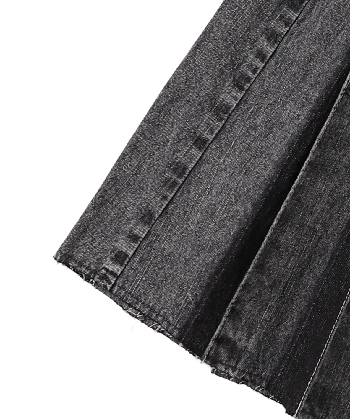 Black Denim Pleats Skirt – FITH ONLINE STORE