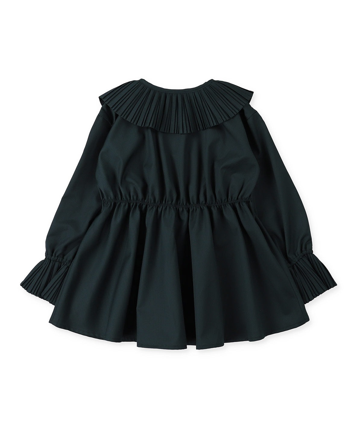 Lawn Pleats-collar Blouse