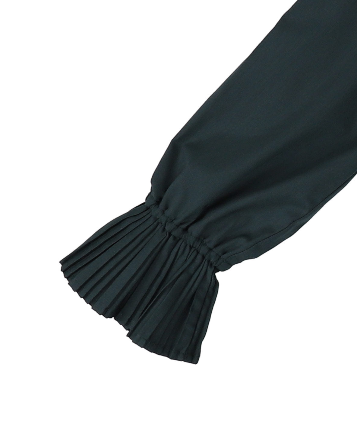 Lawn Pleats-collar Blouse
