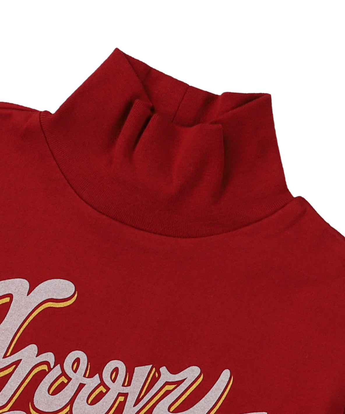 GROOVY High Neck Long Sleeve Tee