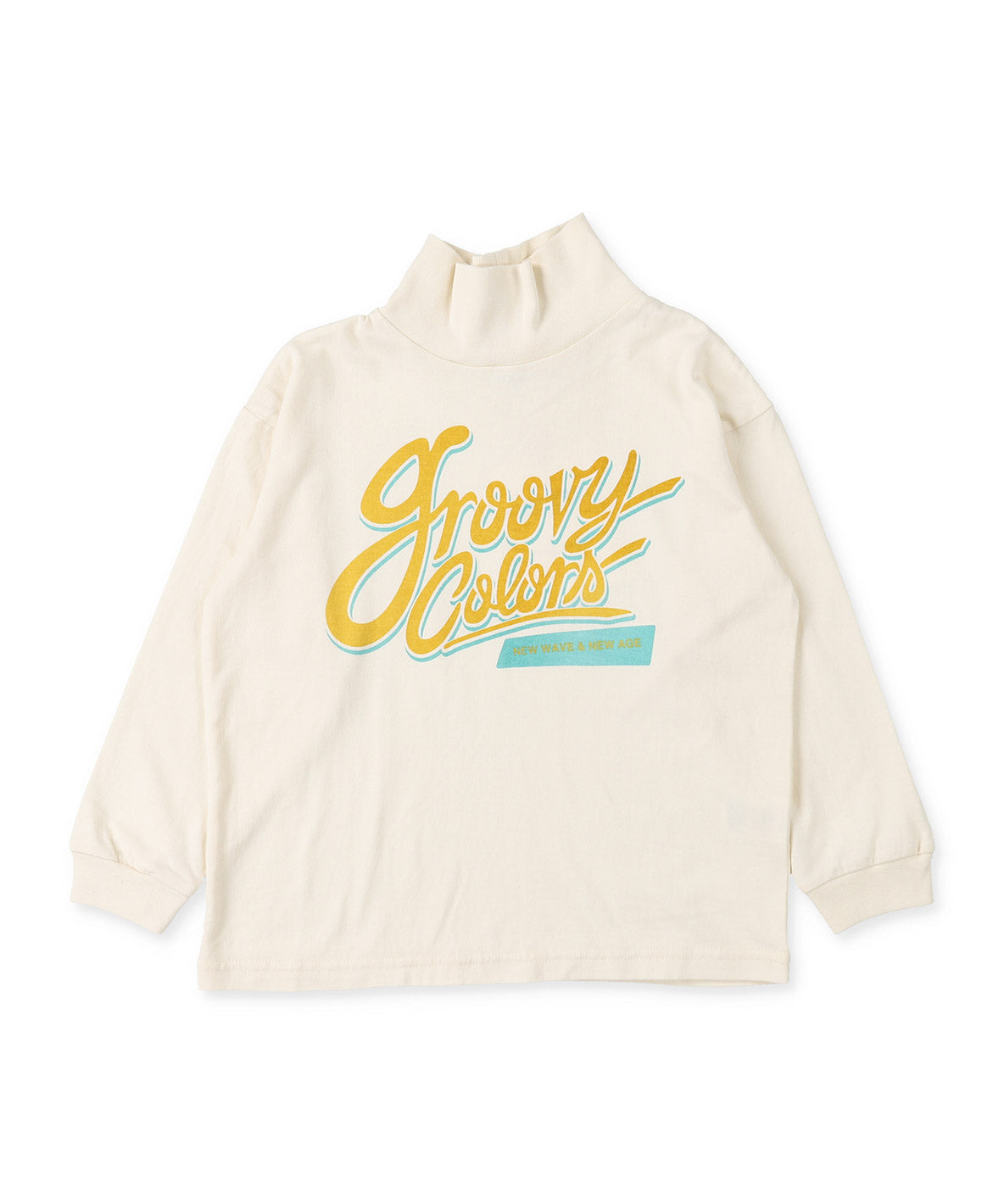 GROOVY High Neck Long Sleeve Tee – FITH ONLINE STORE