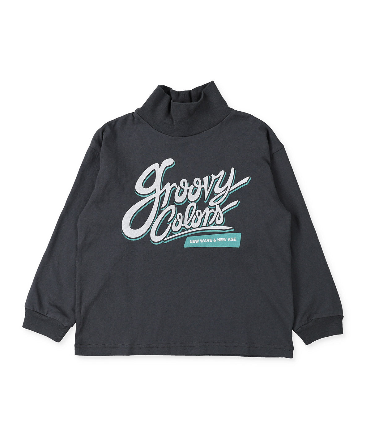 GROOVY High Neck Long Sleeve Tee