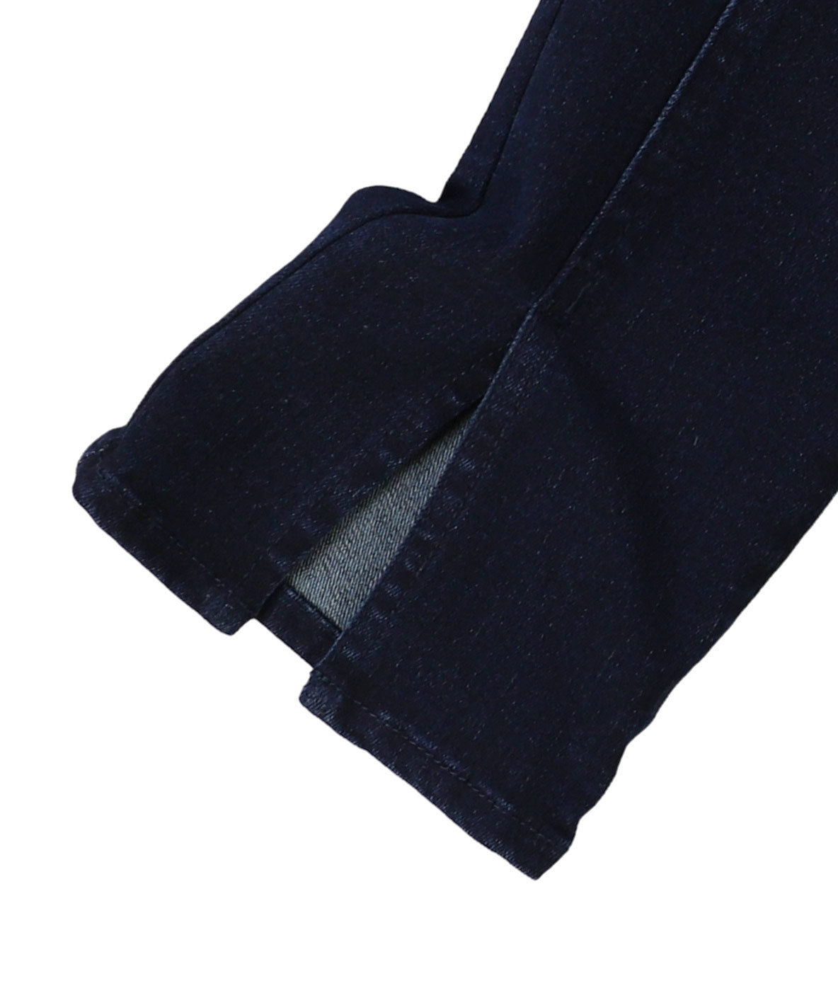 Stretch Denim Slit Pants