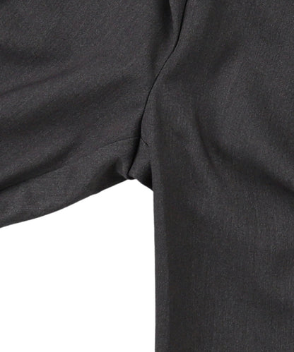 Twill High-waist tuck Pants