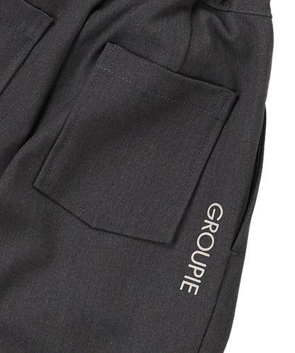 Twill High-waist tuck Pants