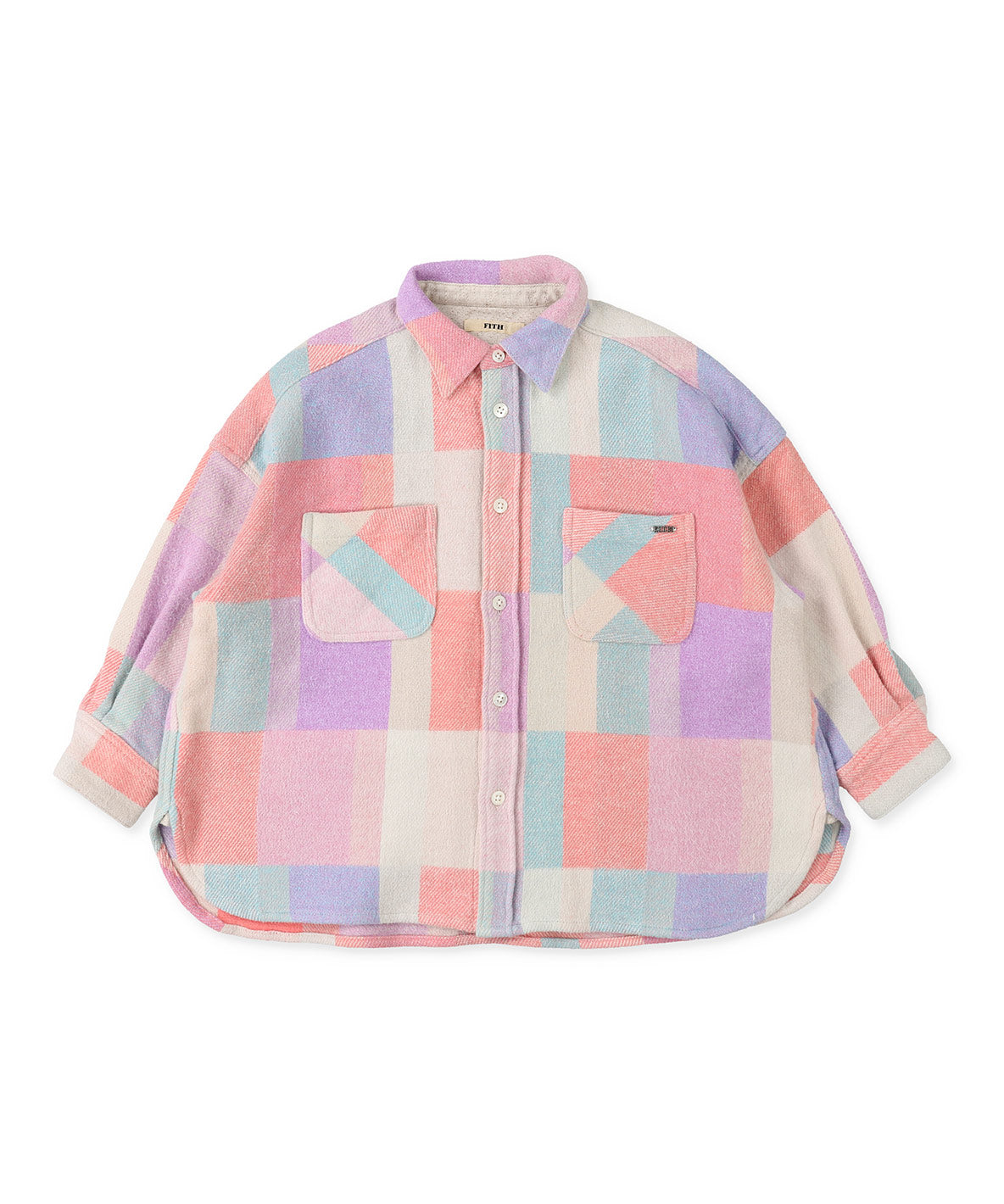 Patchwork Checked Shirt – FITH ONLINE STORE