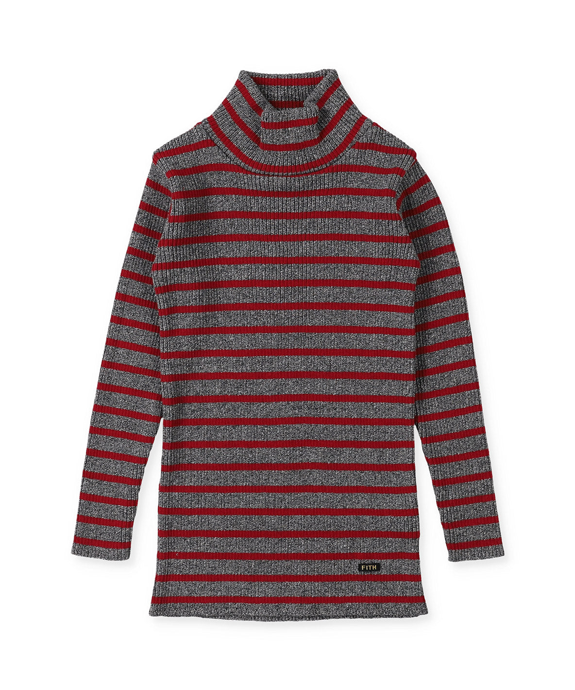 Washable Cotton Knit Turtleneck Pullover