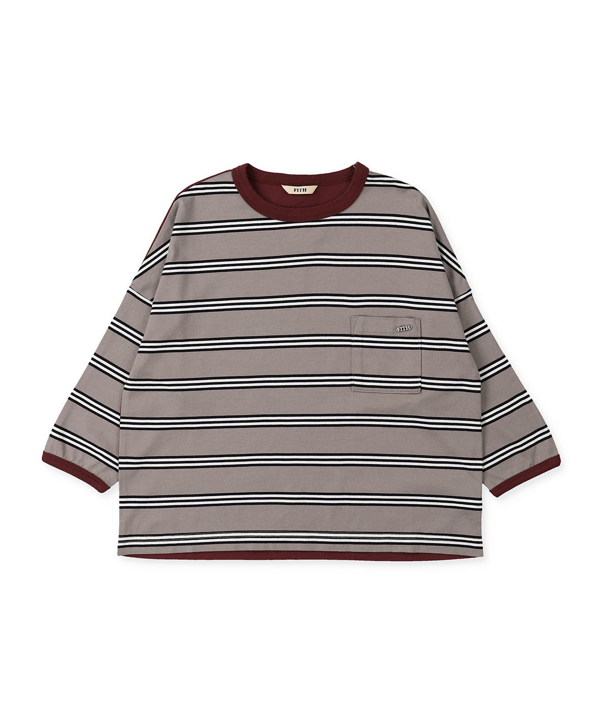 High Gauge Striped Switching Tee – FITH ONLINE STORE