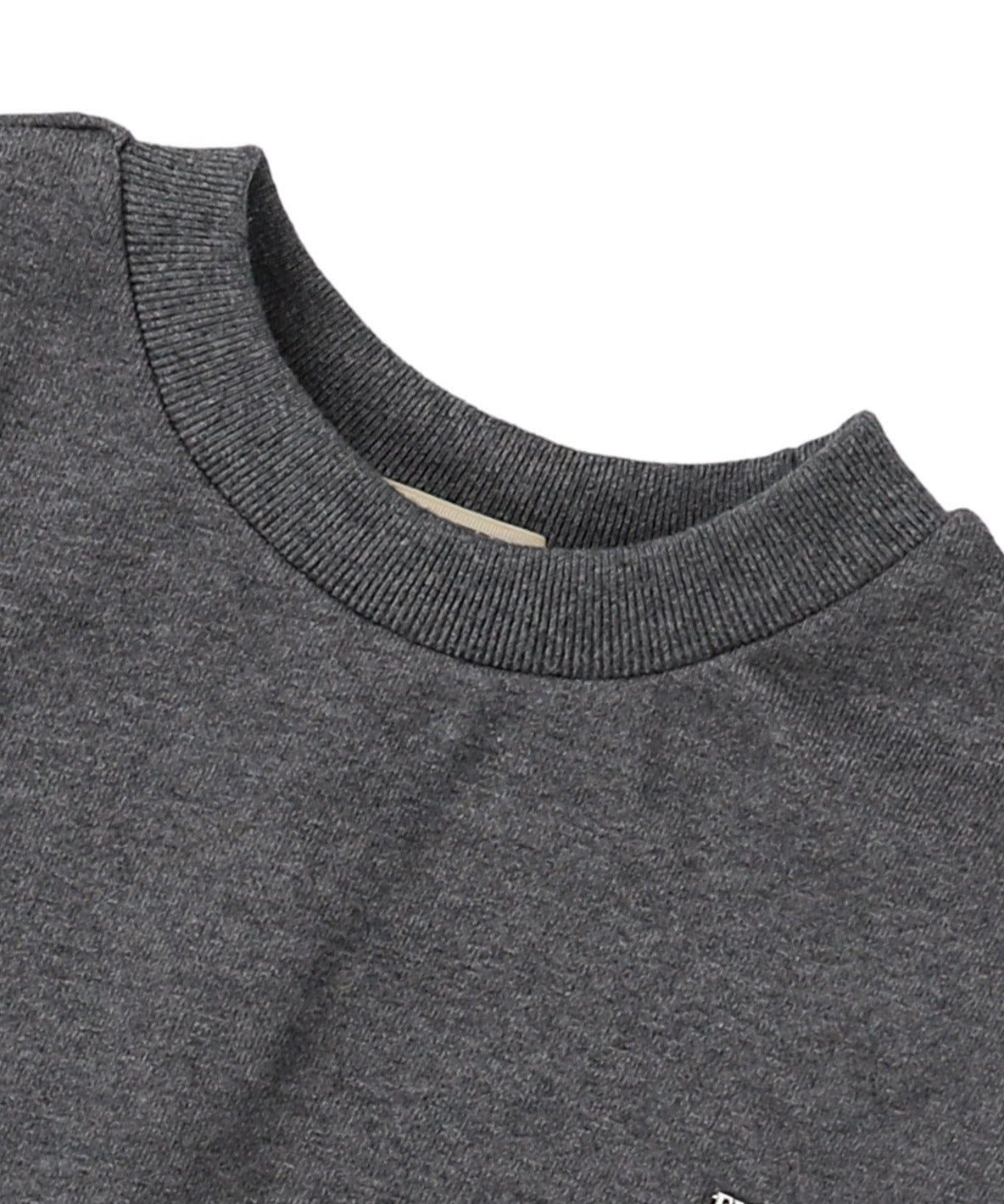 Combination Knit Detachable Collar Sweatshirt