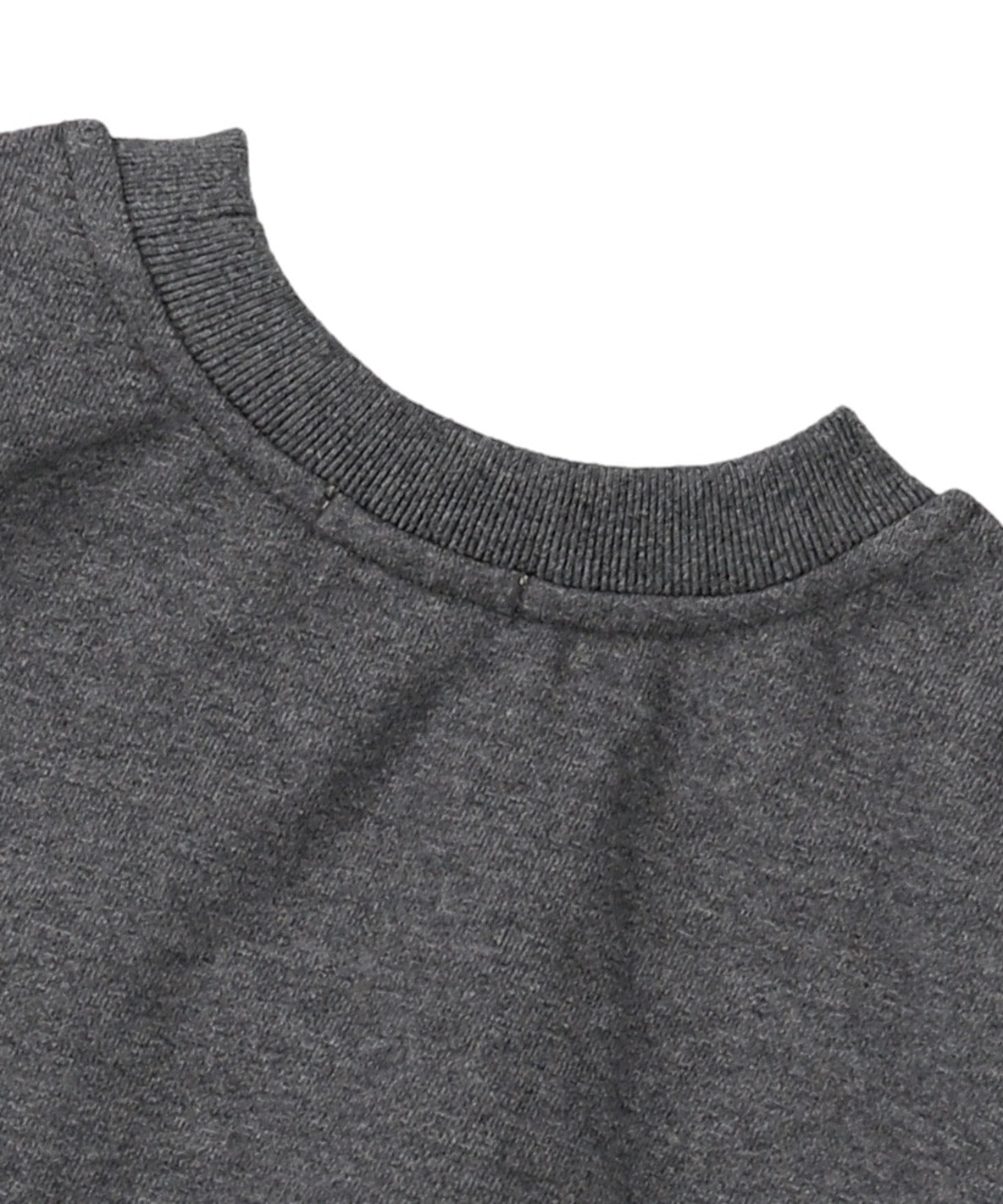 Combination Knit Detachable Collar Sweatshirt