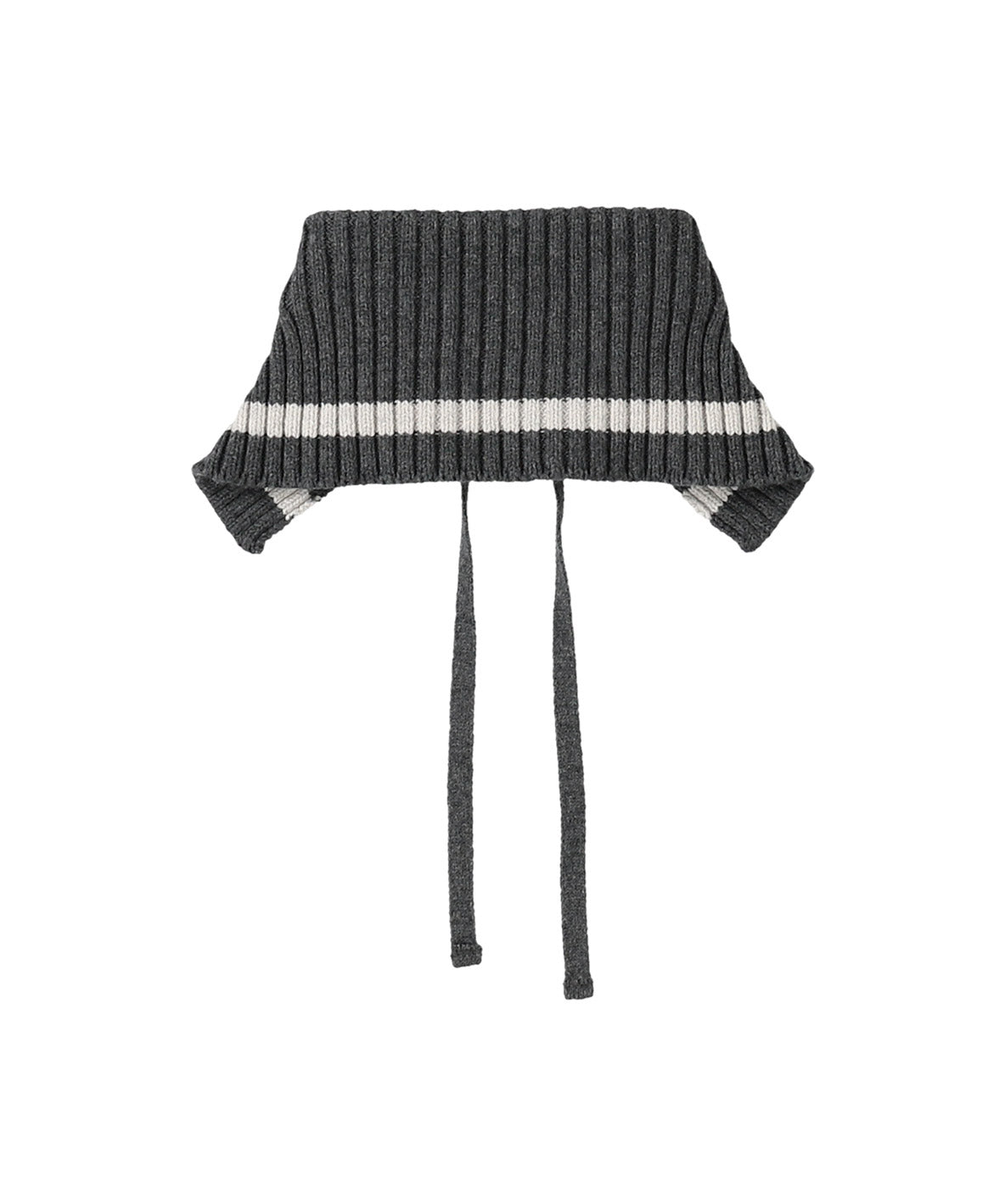 Combination Knit Detachable Collar Sweatshirt