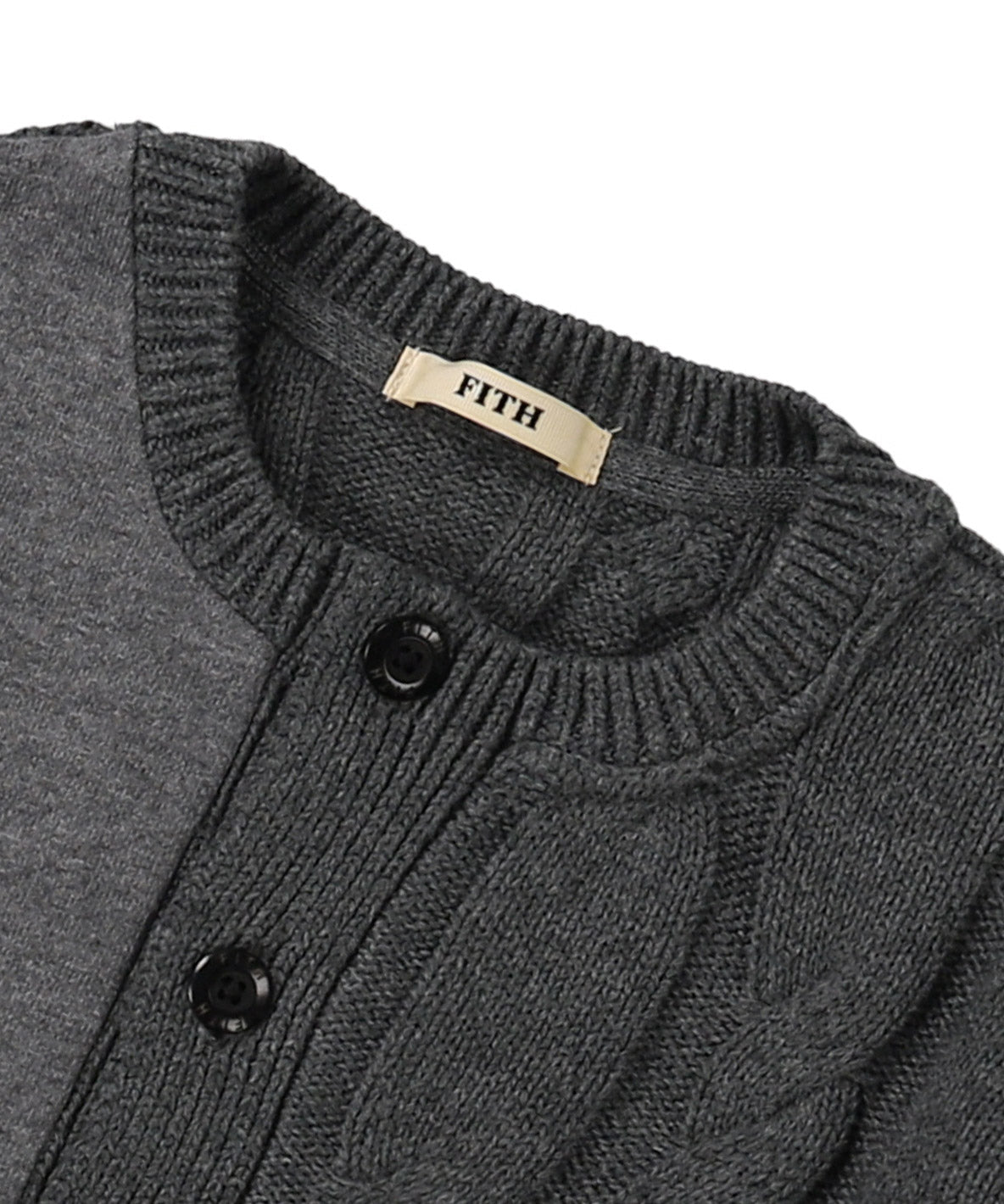 Combination Knit Cardigan – FITH ONLINE STORE