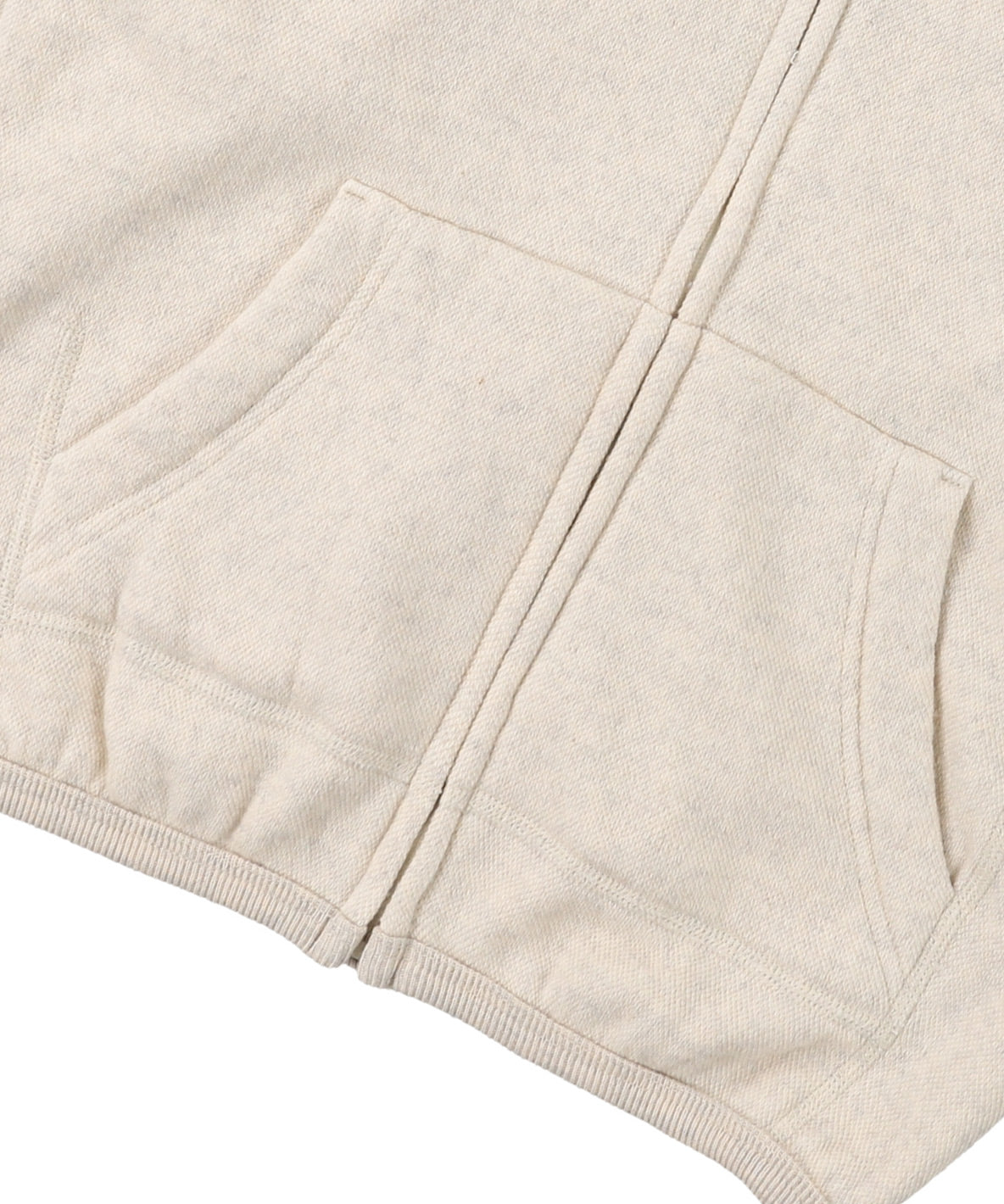 Long-cut Looped Pile Zip-up Hoodie