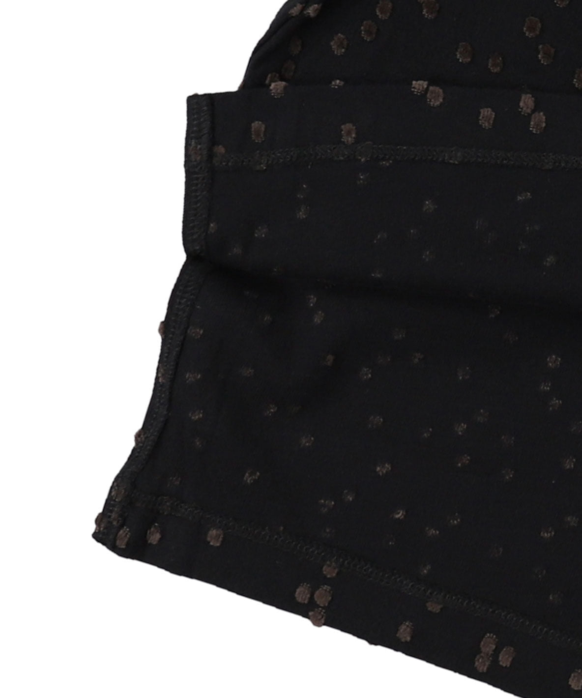 Velore-cut Small Dot Jaqcurad Wide Tee