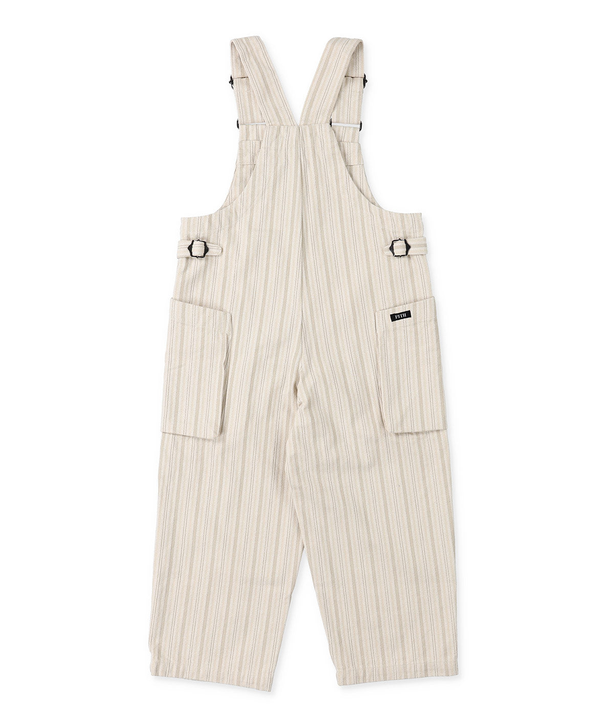 Mottle Striped Overalls